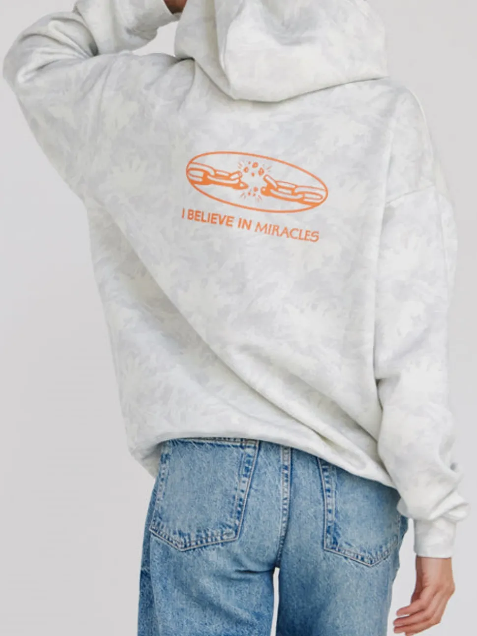 Women's Whimsical Pattern Letter Print Hooded Long-Sleeve Sweatshirt