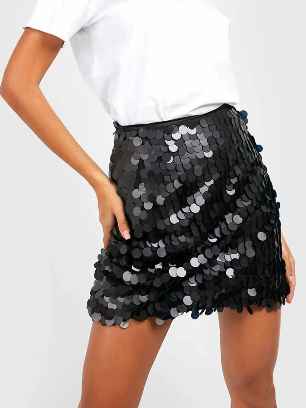 Easygoing Sequin Sequin Mini Skirt