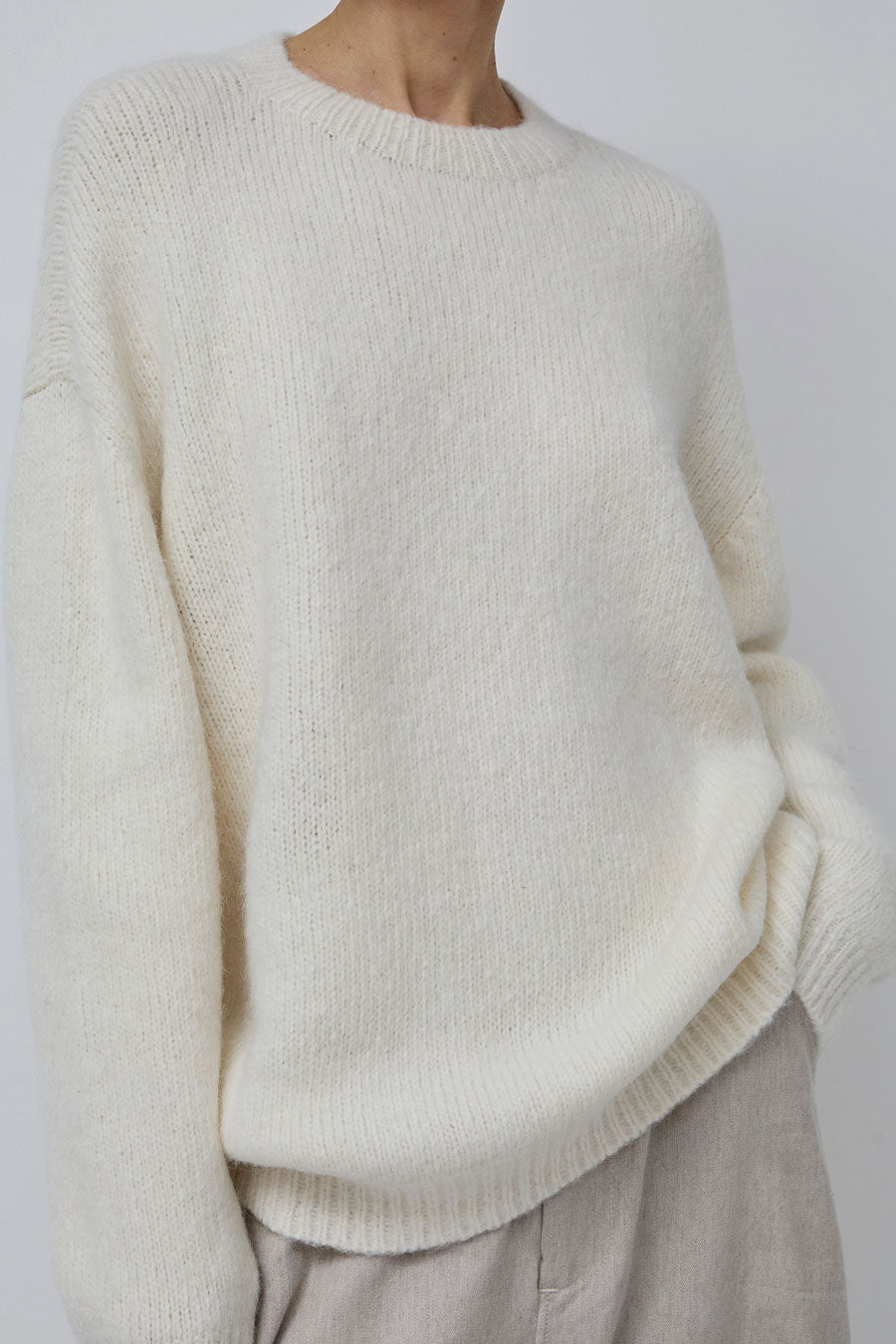 Lauren Manoogian Loft Crewneck in White