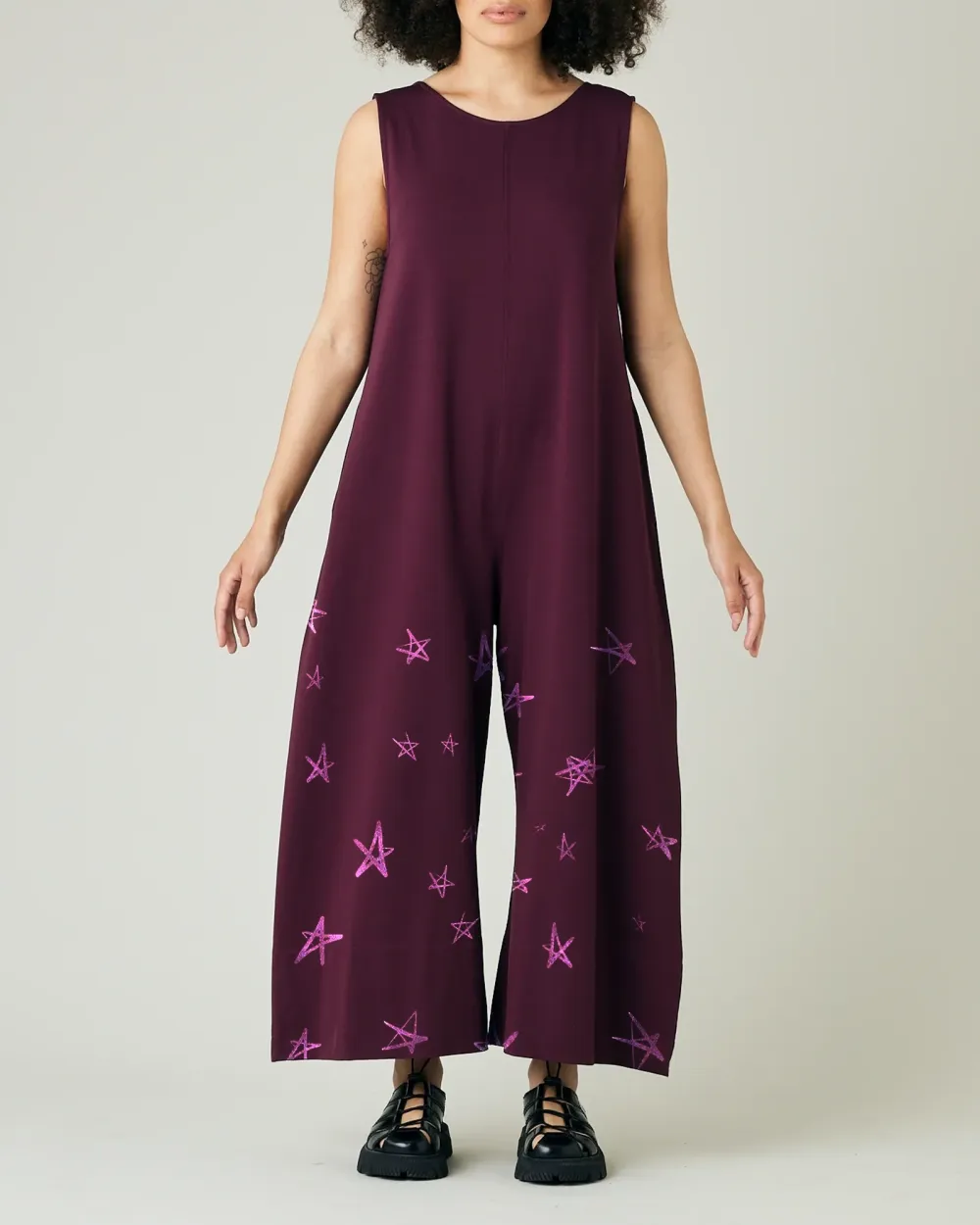 COTTON JERSEY JUMPSUIT