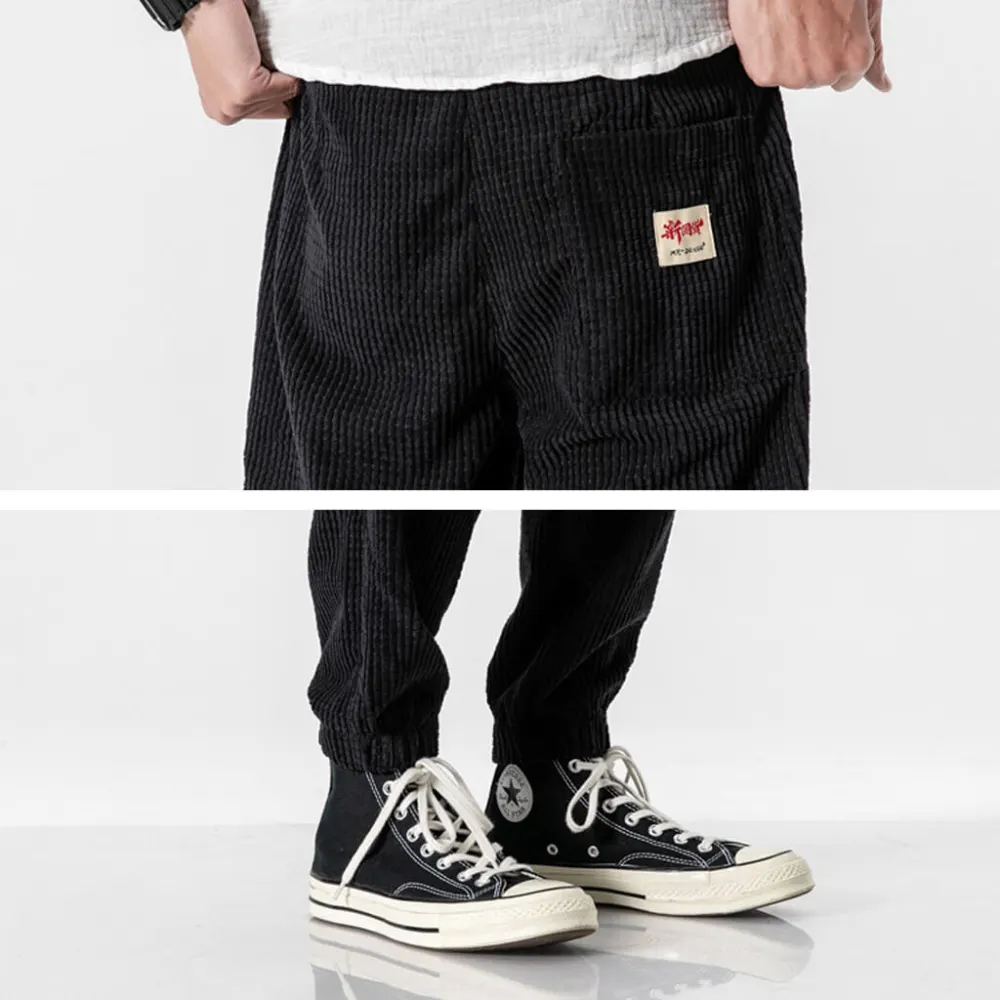 Soft Corduroy Tapered Pants