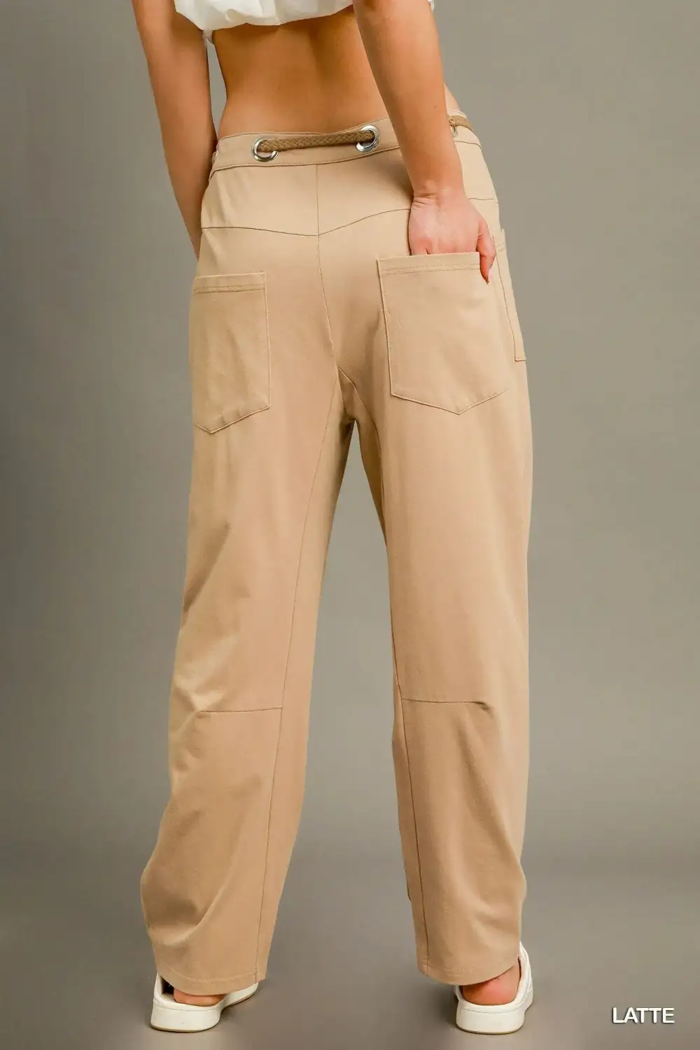 Cargo Inspired Drawstring Pants
