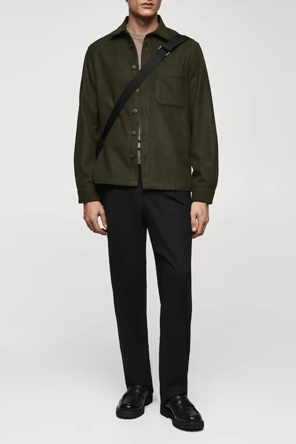 Regular-Fit Overshirt With Pocket