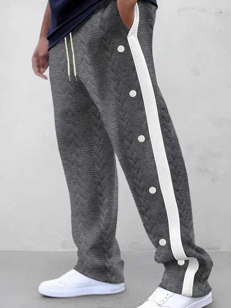 Refined Textured Pants