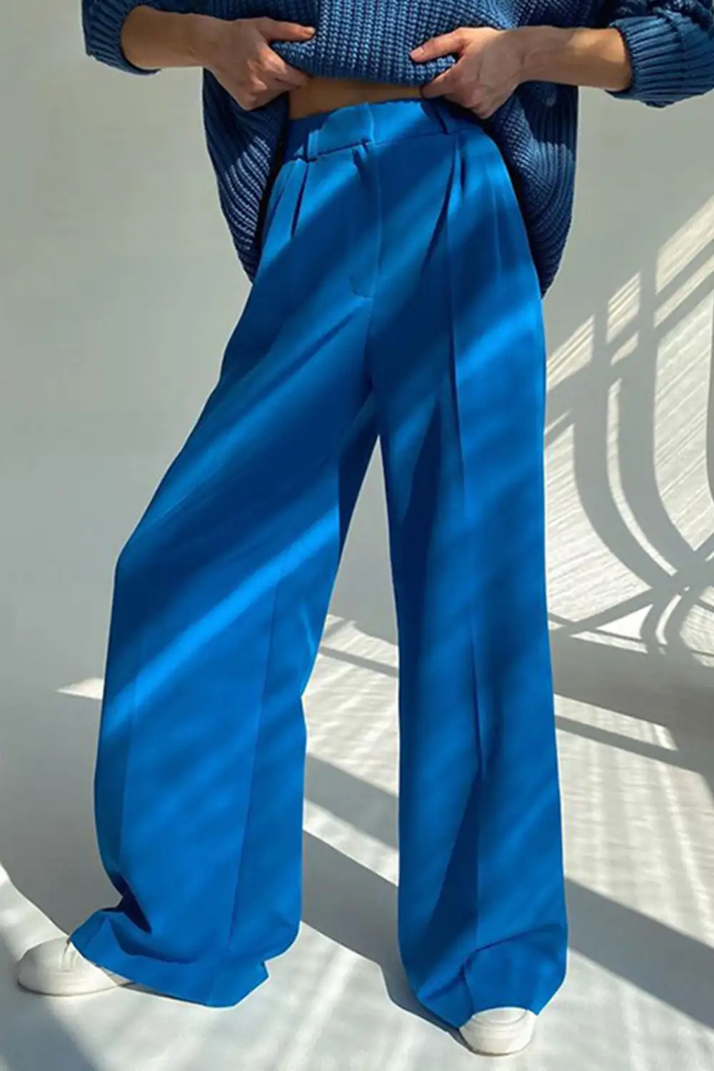 Relaxed Tailored Suit Pants
