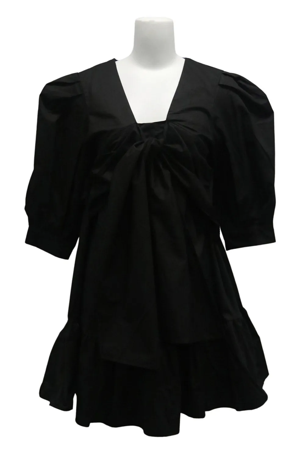 Puff Sleeve Mini Dress