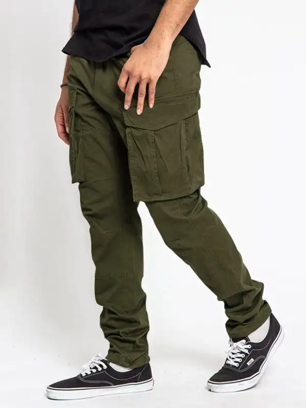 Utility Pocket Detail Everyday Pants