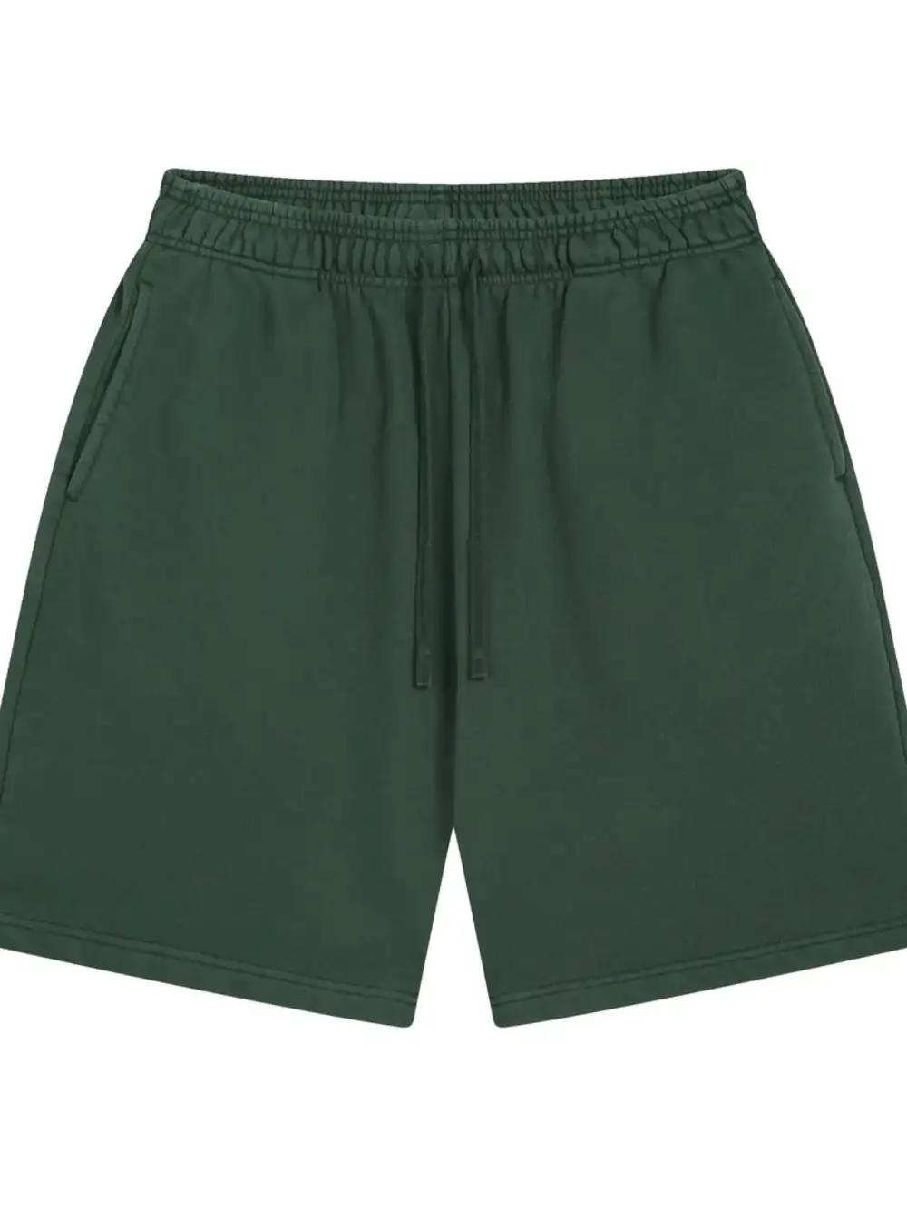 Drawstring Cotton Blend Easy Waist Casual Shorts