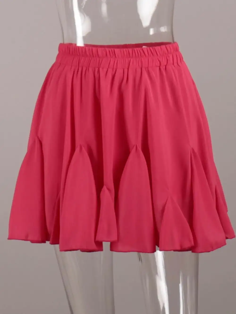Ruffle Elastic Skirt