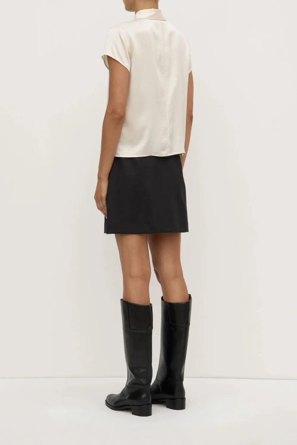Women's Silk Short Sleeved Shirt