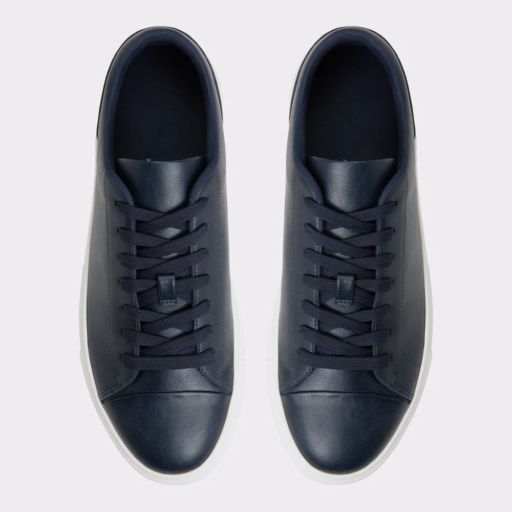 Synthetic Leather Lace Up Sneakers