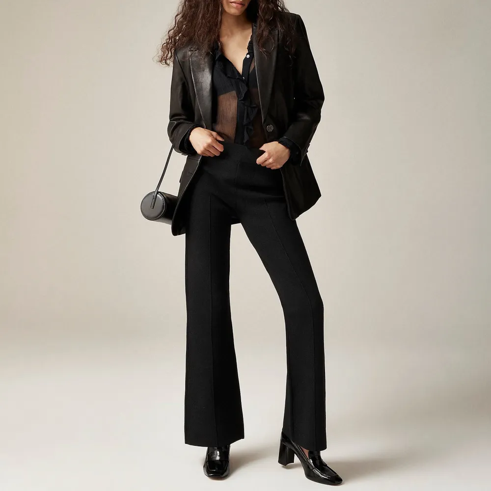 Slim Flare Sweater Pants