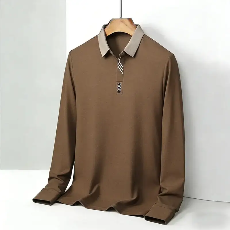 Tailored Long Sleeve Polo
