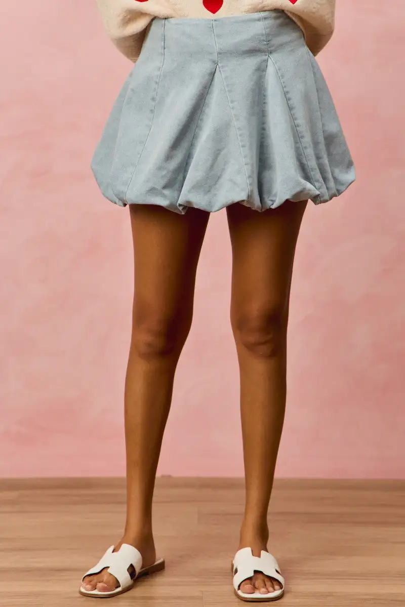 Denim So Mini Skirt