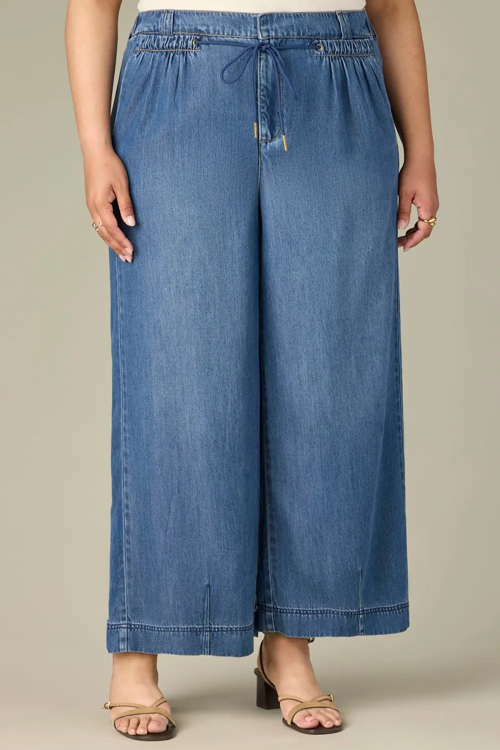 Plus Size Wide Leg Jeans