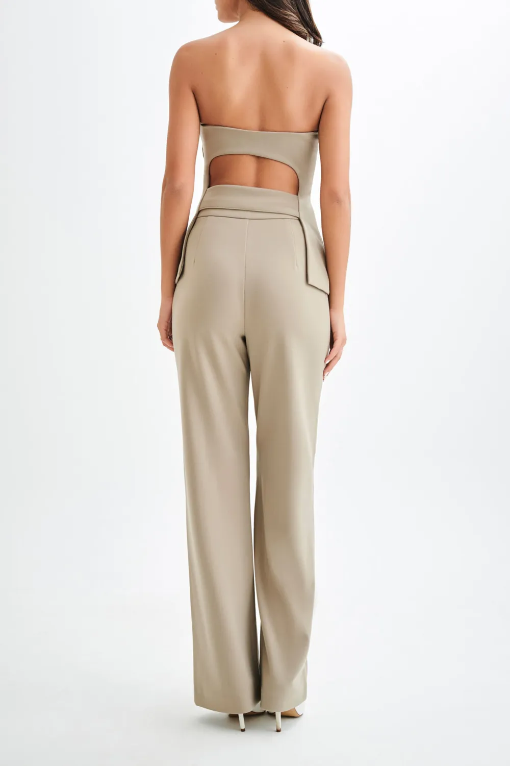 Pleated Wide Straight Leg Pants