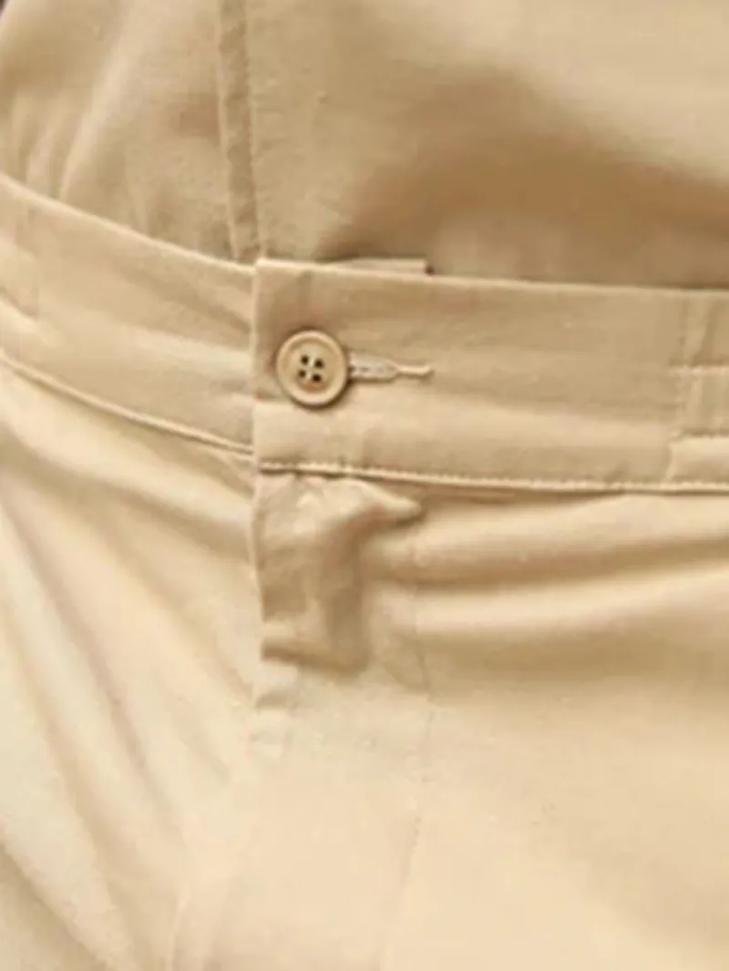 Men's Khaki Stretch Twill Pants