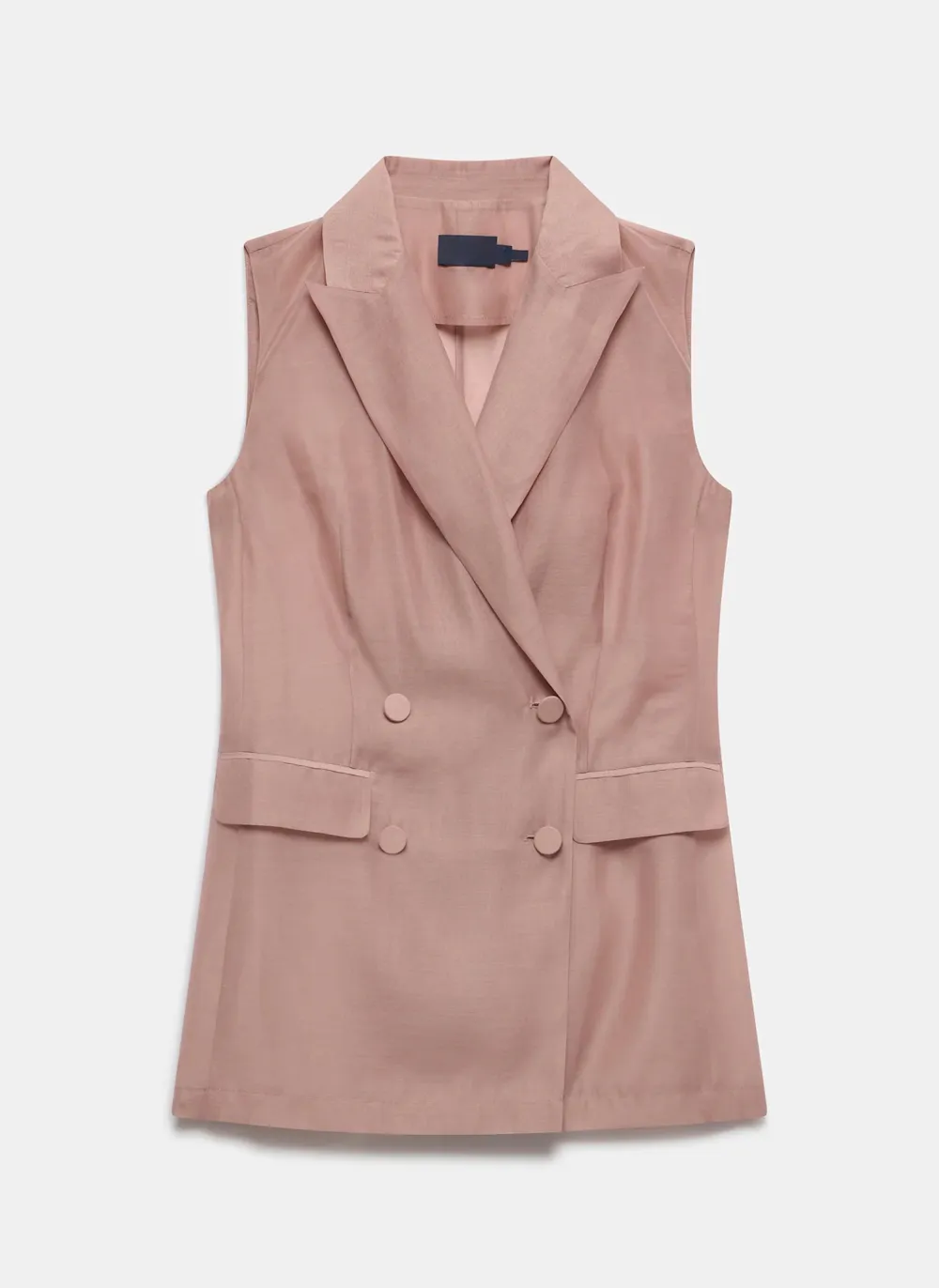 Casual Style Pink Waistcoat