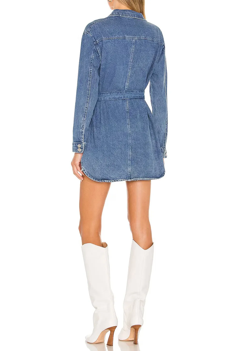 Long Sleeve Denim Dress