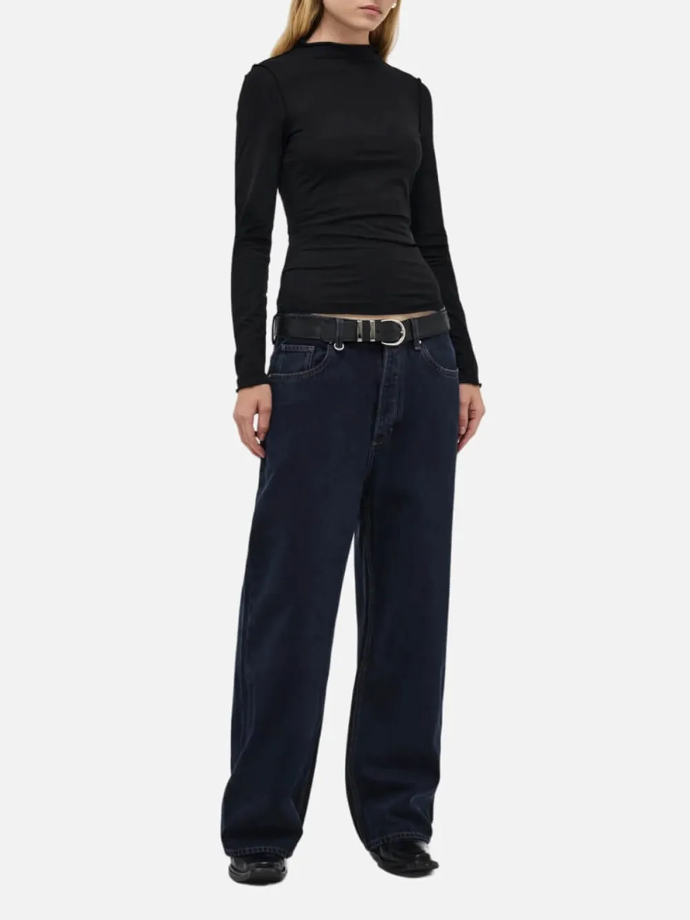 Low-Rise Straight Jeans