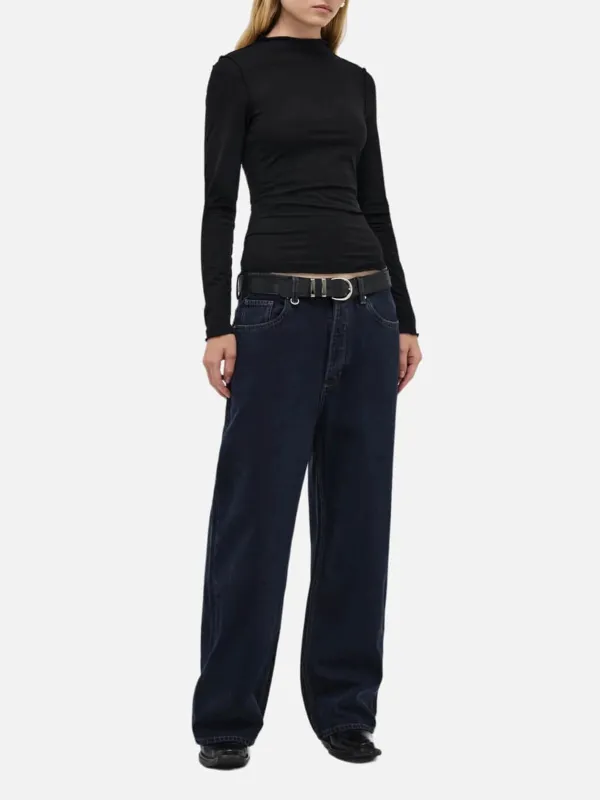 Low-Rise Straight Jeans
