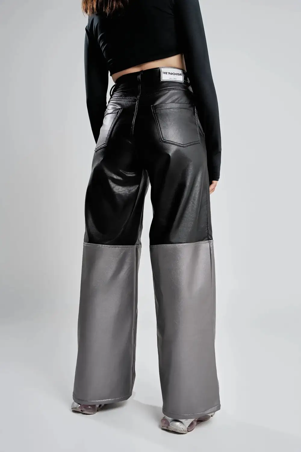 Everyday Metallic Leather Pants