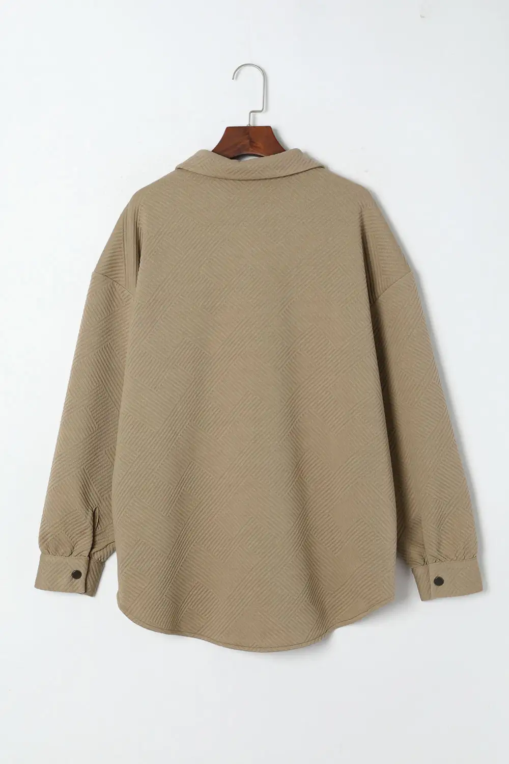 Everyday Pocket Flap Pocket Button Front Shacket