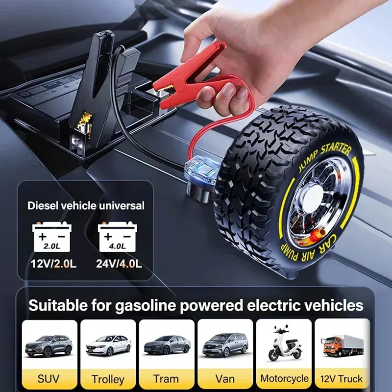 Inflator Emergency Power Supply 2-in-1
