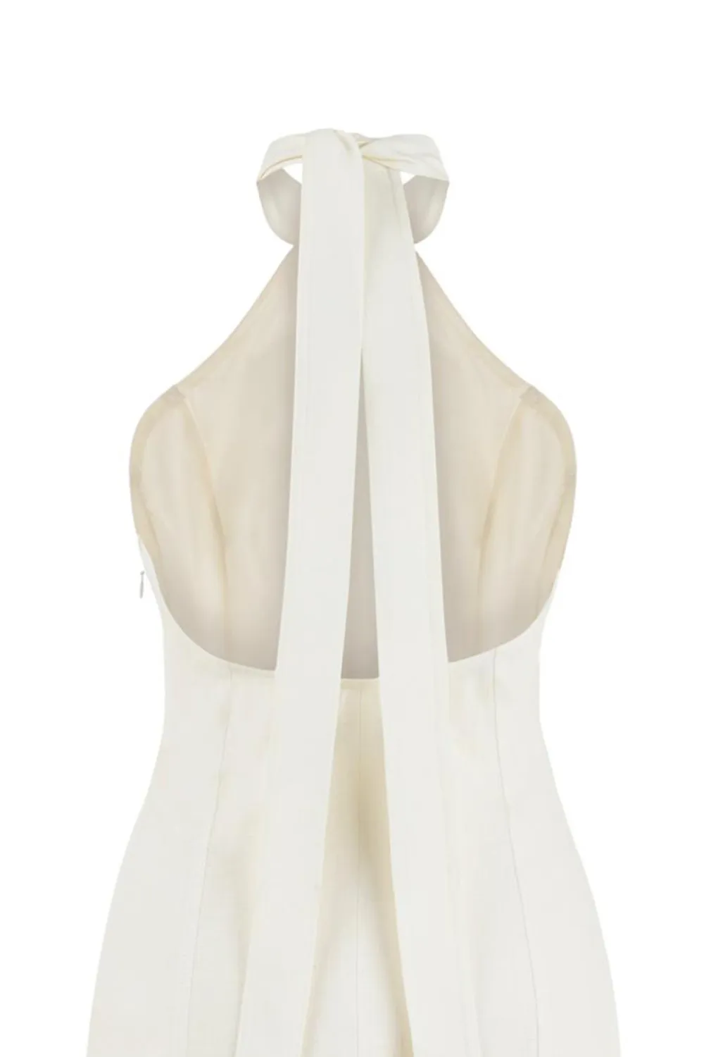 Halter Linen Mini Dress