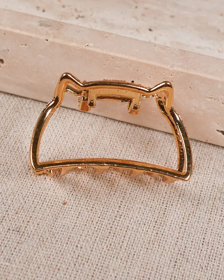 Cat Motif Hair Clip