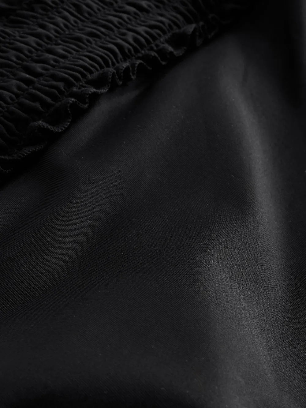 Wrinkled High-Waisted Bikini Bottoms