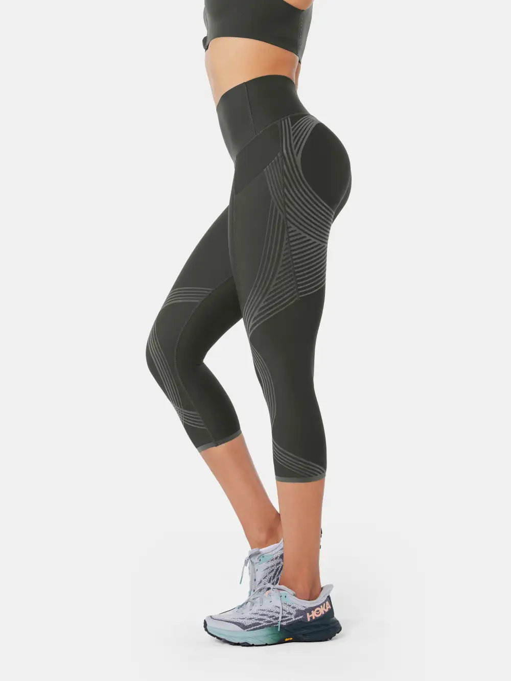 Body Sculpt Side Pocket Capri Leggings