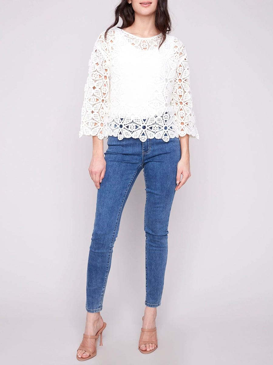 Elegant And High-End Art Pattern Women's Top