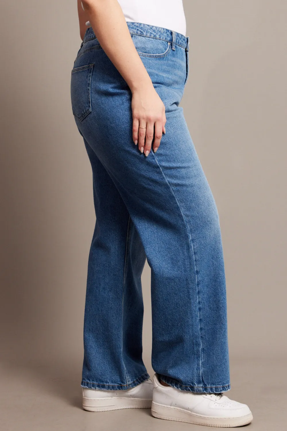 Basic All-Match Slightly Stretch Jeans