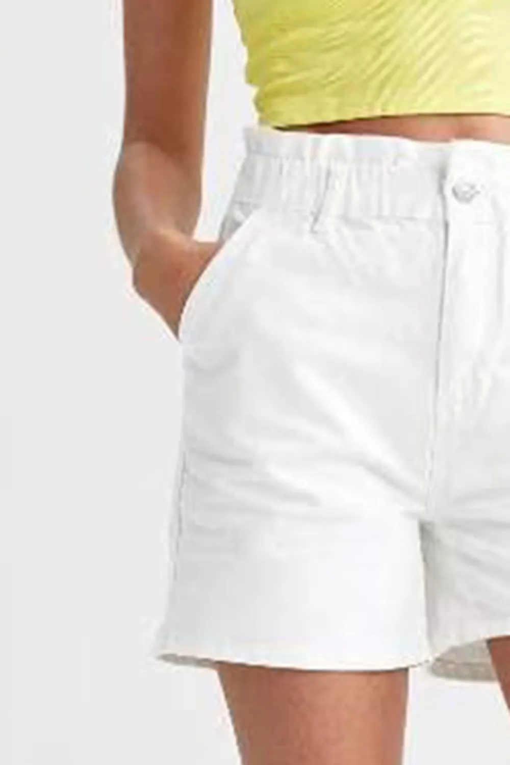 Paperbag Fit High Waisted Mini Short