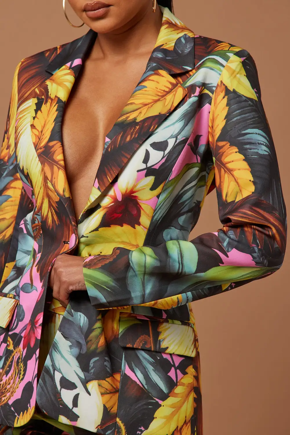 Bianca Floral Blazer Set - Multi Color