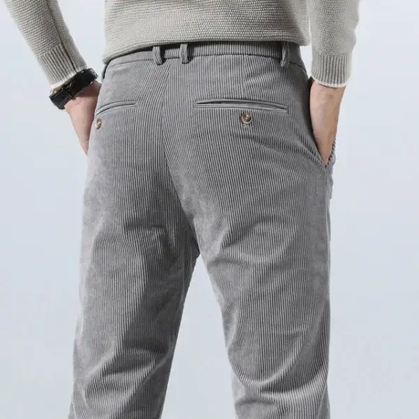 Men's Tailored Corduroy Casual Pants