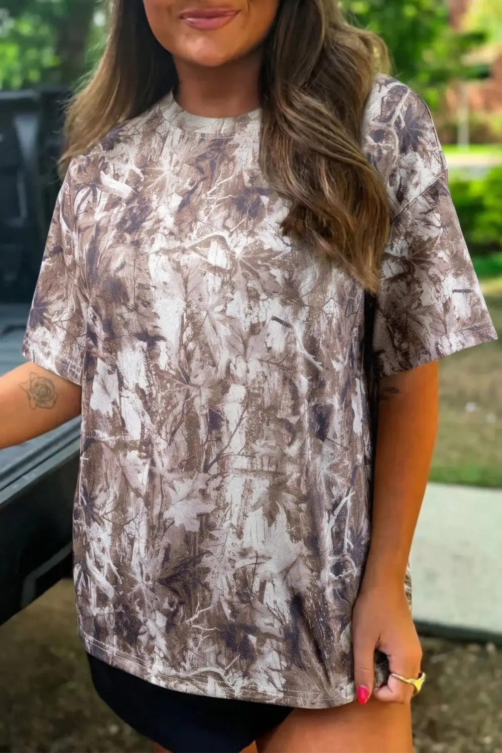Airy Daisy Tunic Top