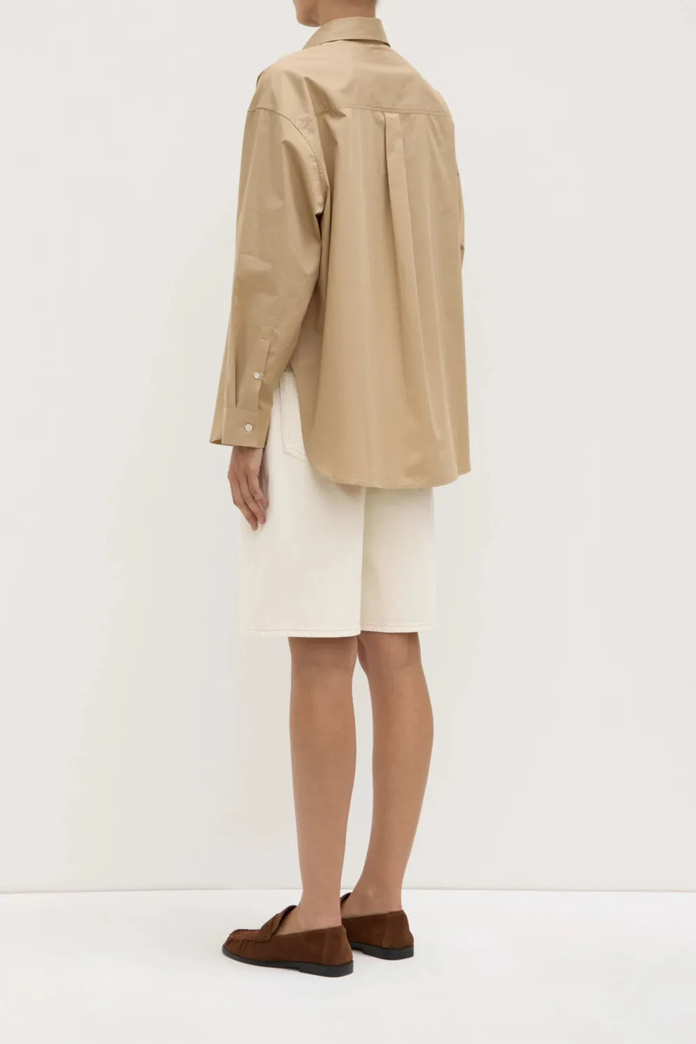 Long Sleeved Cotton Poplin Shirt