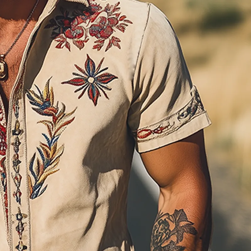 Relaxed Button Suede Shirt