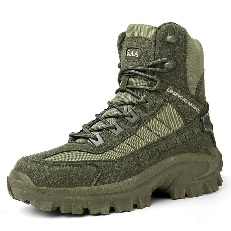 Men's Combat Boots Orthopedic Support Hiking Boots Waterproof Puncture-Resistant Work Boots
