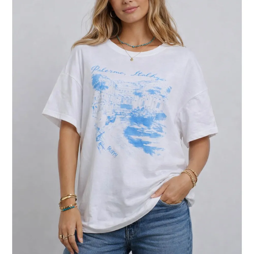 Abstract Graphic Pullover Short Sleeves Chic T-shirt