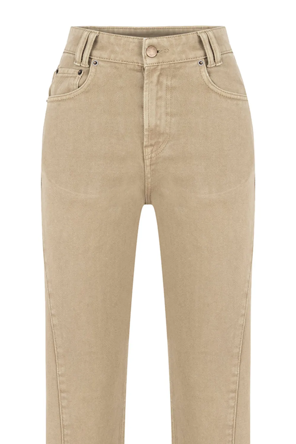 Denim Pants-Mocha
