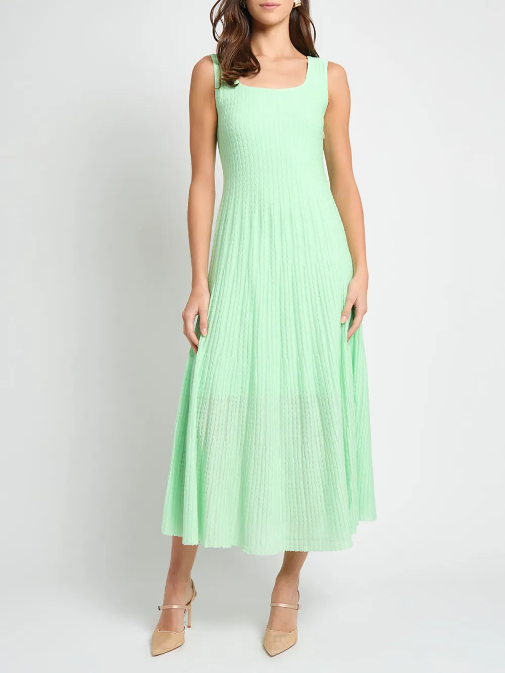 Square Collar Camisole Dress