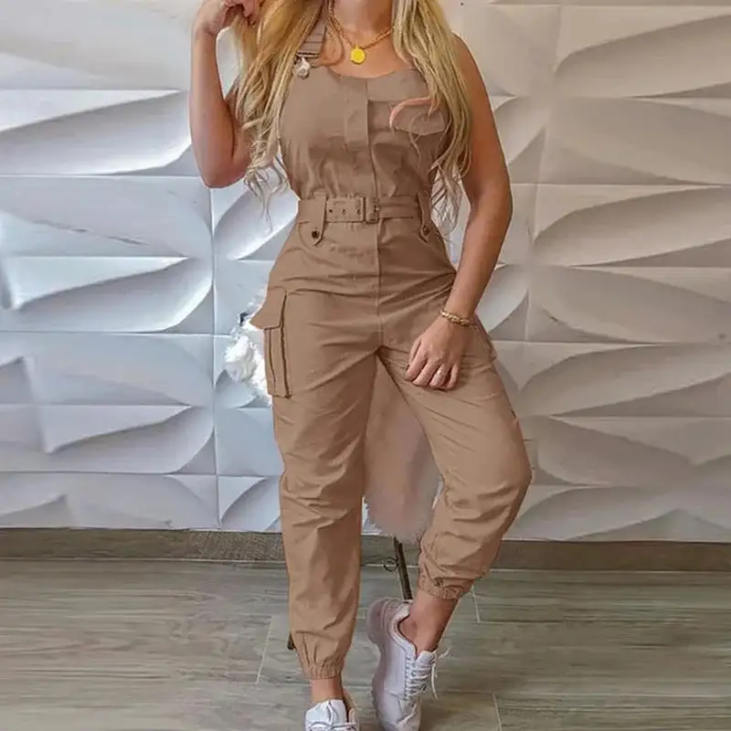 Comfort Chic Loose-Fit Wide-Leg Cotton Jumpsuit