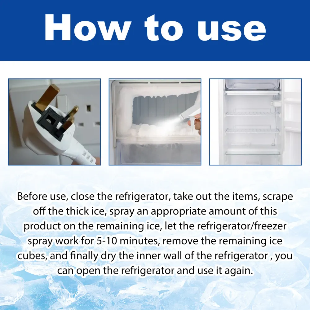 Refrigerator defrosting agent