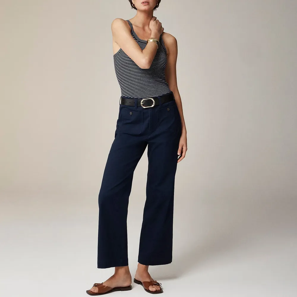 Sailor Slim Wide-Leg Chino Pants