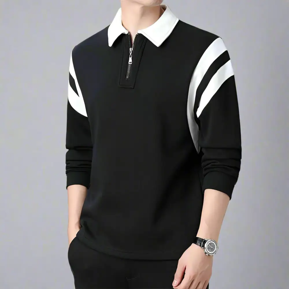Clean Long Sleeve Polo