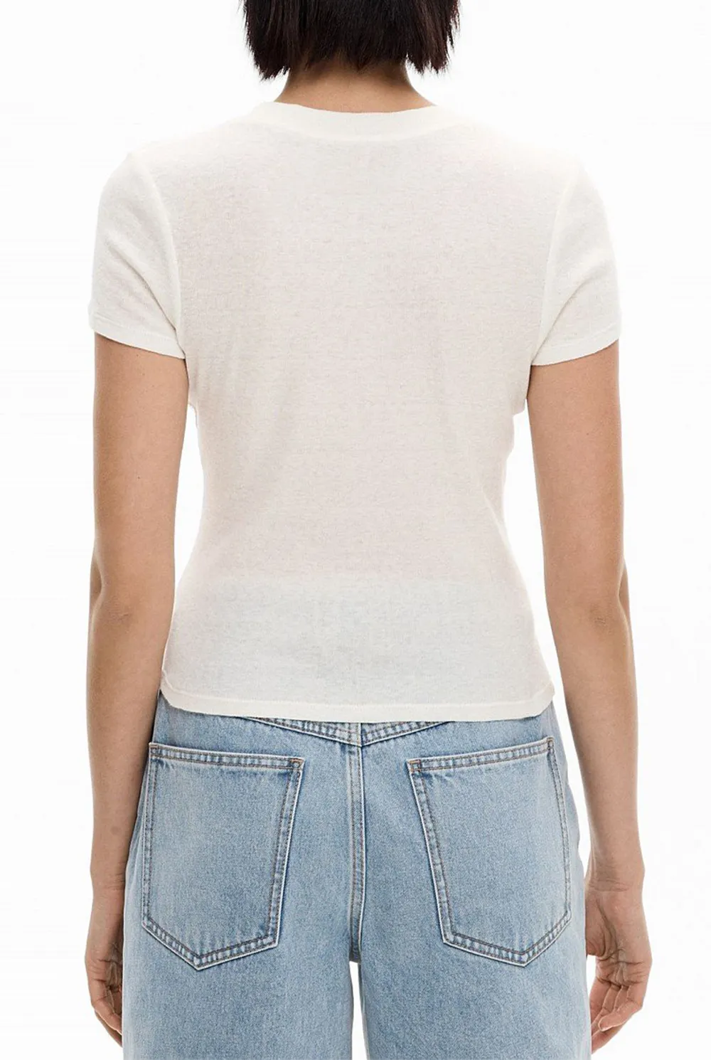 Knitted Rib T-Shirt