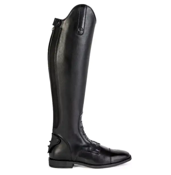 Versatile Zip Leather Riding Boots